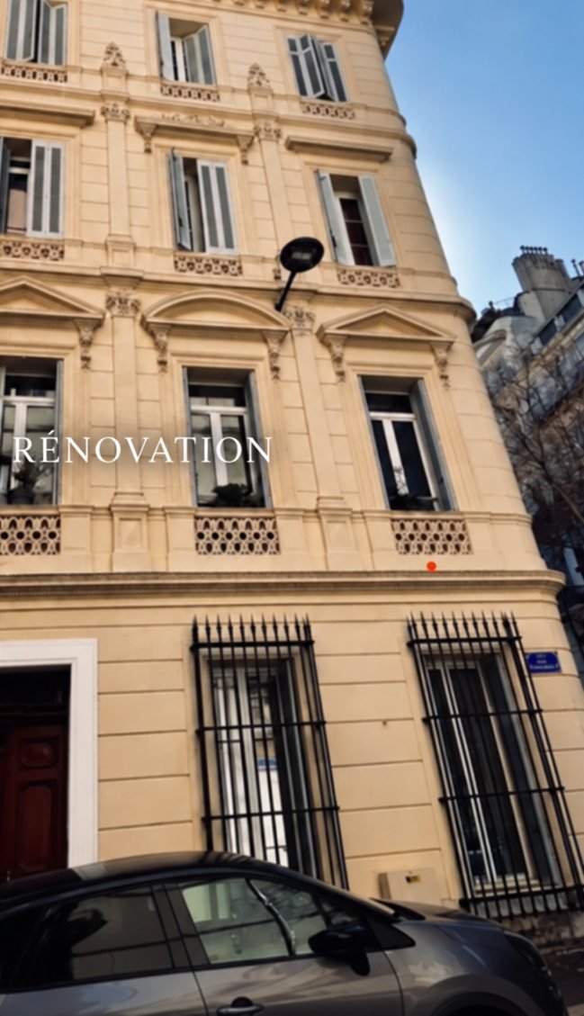 Façade après ravalement, Paris