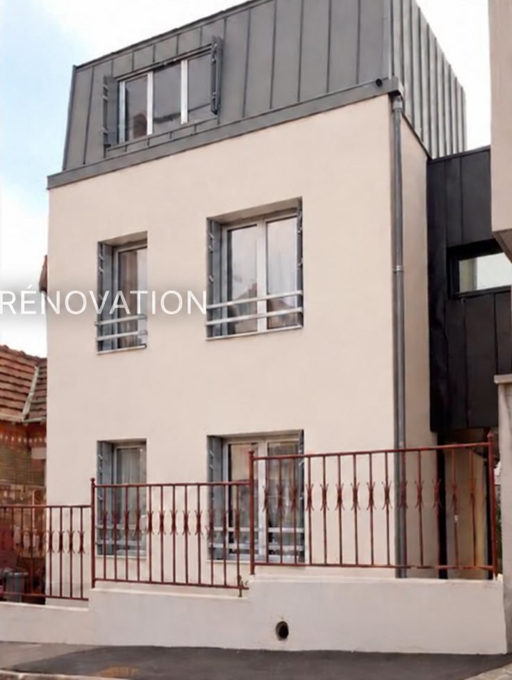 Maison après surélévation, Asnières-sur-Seine