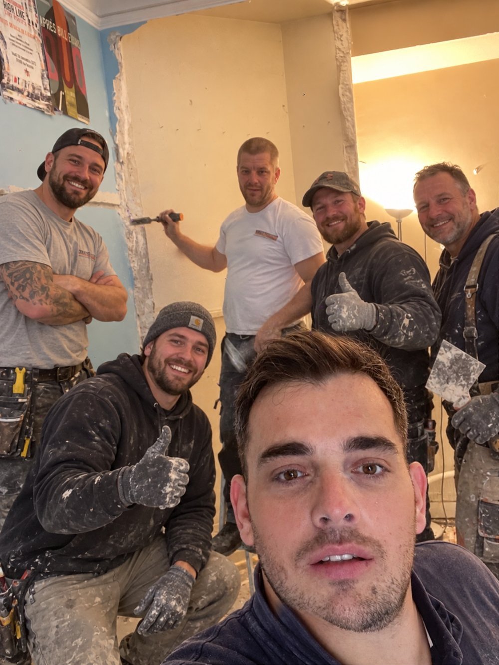Les équipes Harmonia sur un chantier